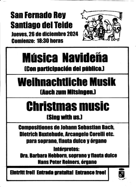 Weihnachtskonzert Mitsingen